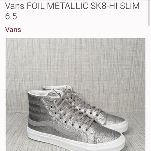 Vans Foil Metallic Sk8-Hi Slim 6.5